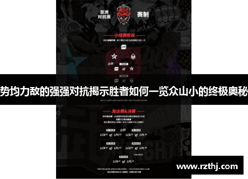 势均力敌的强强对抗揭示胜者如何一览众山小的终极奥秘